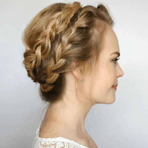 Milkmaid Side Braids