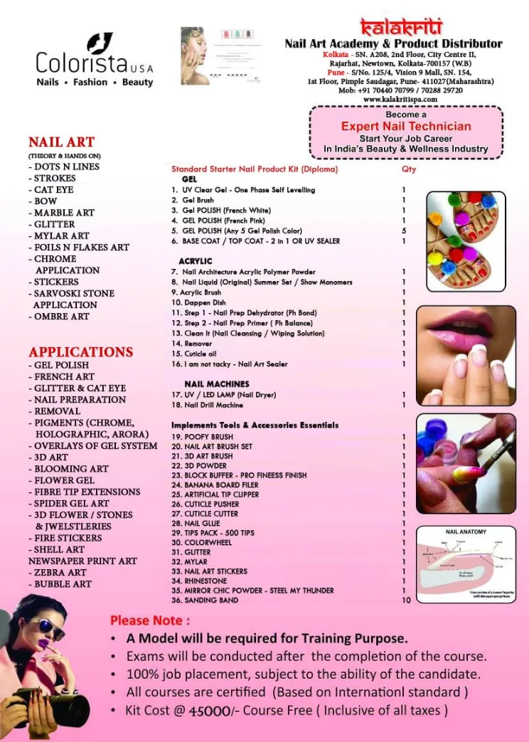 Certified Nail Technician Diploma, Nail Extension Course